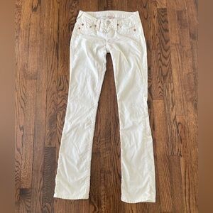 True Religion Women's White Jeans
